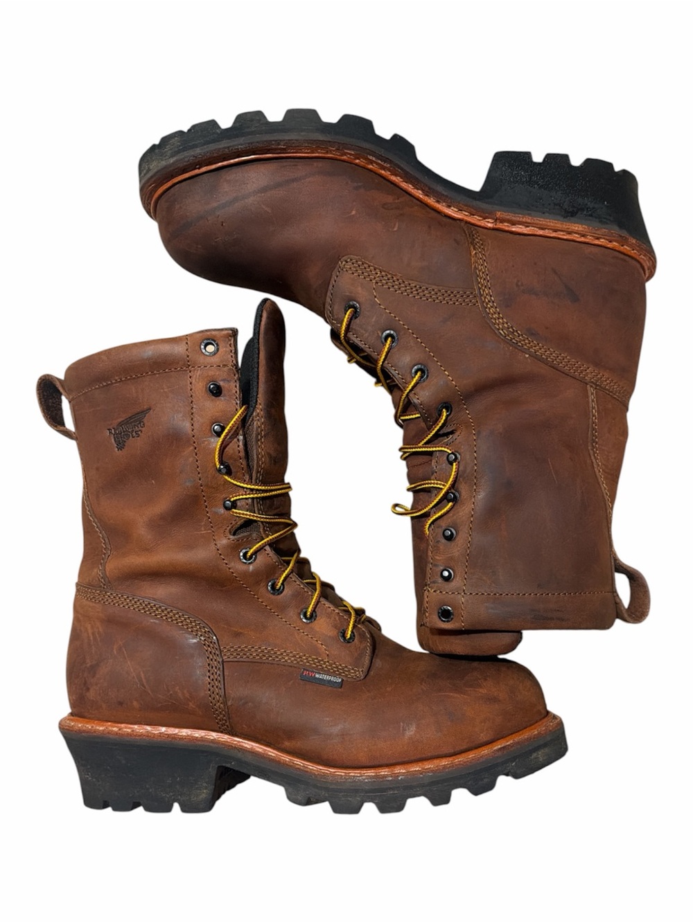 Red Wing Loggermax 4420 Steel Toe 9" Waterproof Work Boots Size 11D Brown